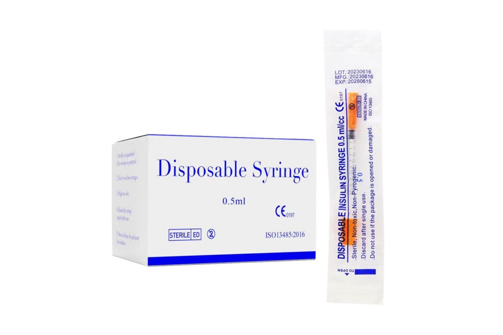 Syringes .5ml 31g 100 pack